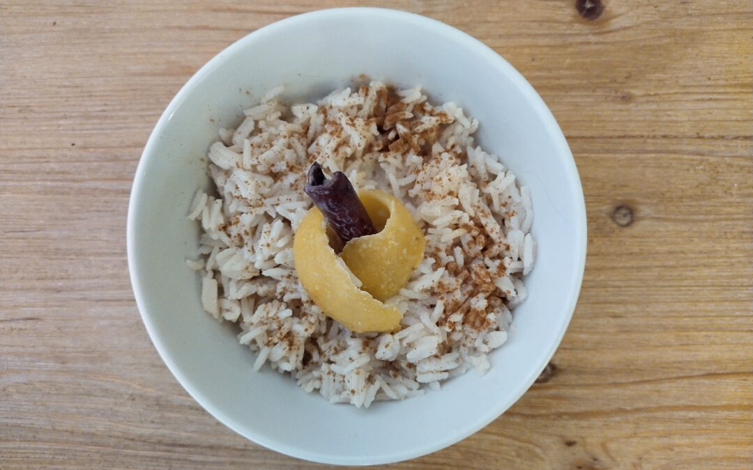 Arroz con leche vegetal – desayuno