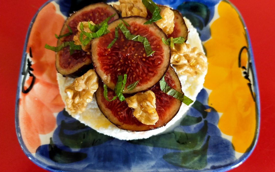 Requesón con higos y miel-Desayuno